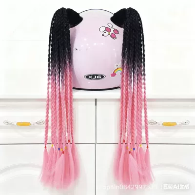 Hot-Selling Helmet Dreadlocks for Men Motosiklet dəbilqələri - 2-thin-strips-of-black-powder