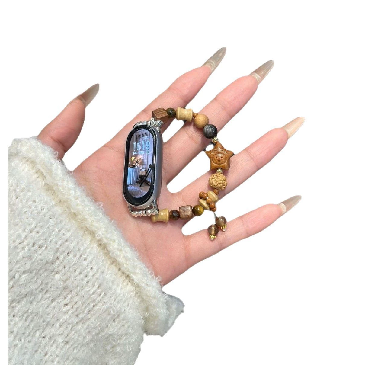 Звёздные бусины, подходят для ремешка Xiaomi Bracelet 9 Pro, браслета Huawei 10, ремешка Apple Watch