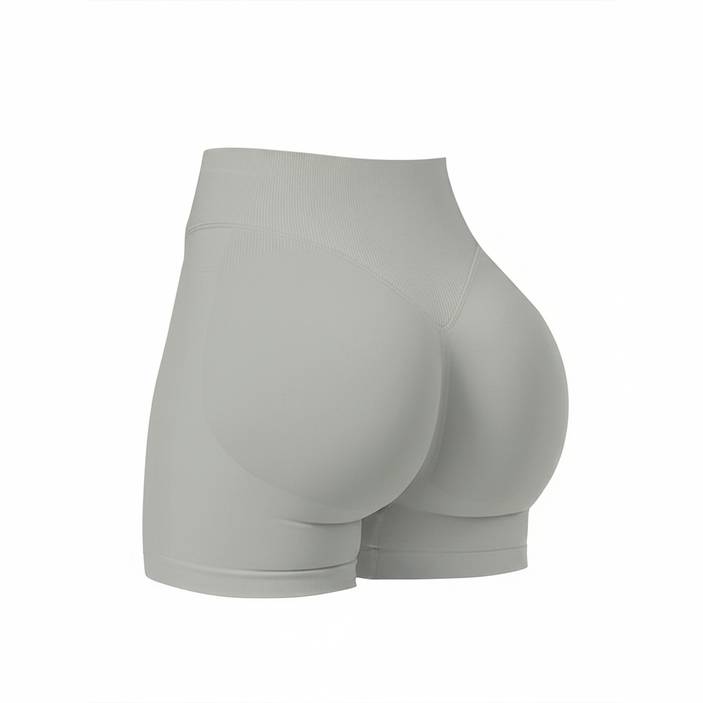 Cross-border sin costura alta cintura alta hips mel mel桃 hips al aire libre tres puntos pantalones cortos para correr y ejercicios de fitness pantalones cortos de yoga