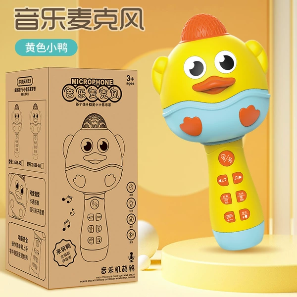 Yellow microphone, duck, bluetooth