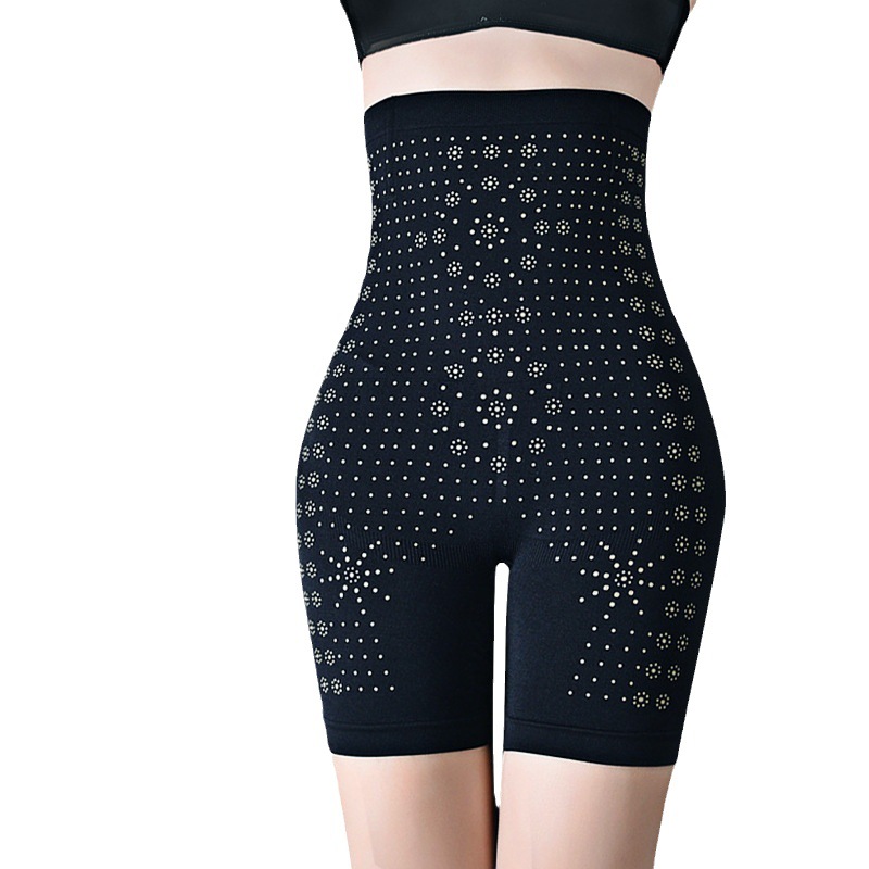 Venta caliente de cintura alta sin costuras cuerpo que forma la cadera levantamiento cuerpo que forma los pantalones vientre que forma los Pantalones de recuperación posparto polainas de grafeno