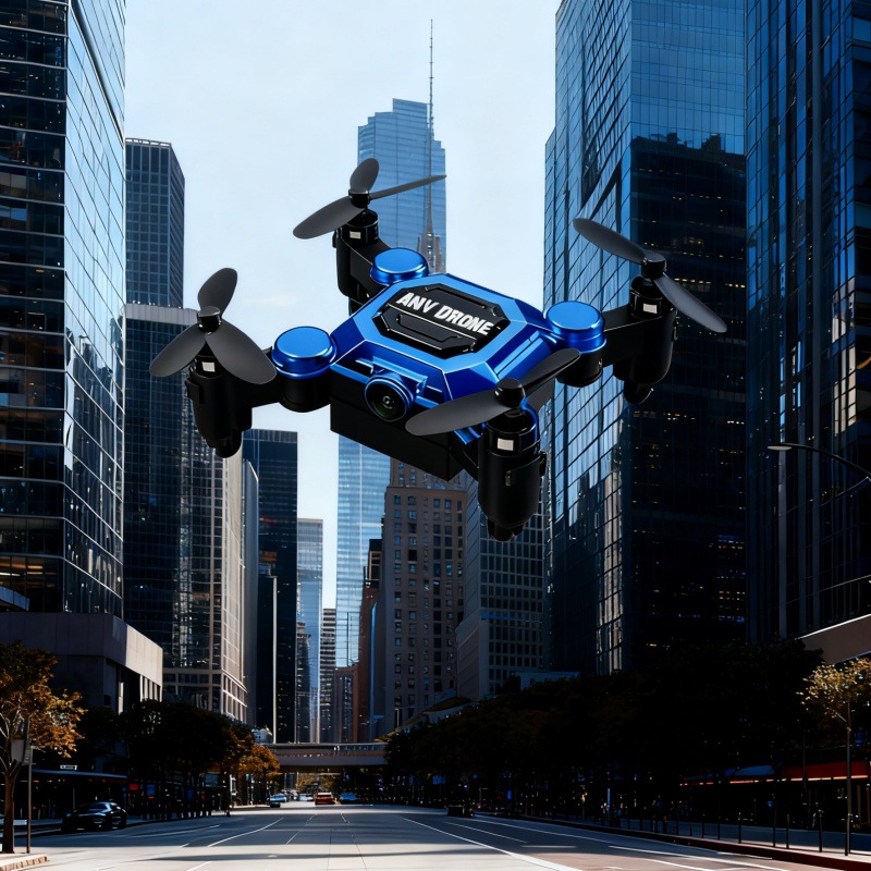 Cross-Border New Mini Folding Aerial Photography Drone High-Definition Remote Control Aircraft Children's Toy Quadcopter Model Aircraft