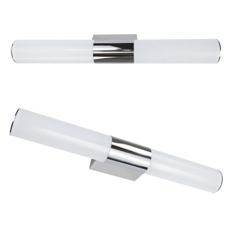 Modern minimalist stainless steel mirror headlight led bathroom wall lamp bathroom tube corridor aisle painting front mirror lamp