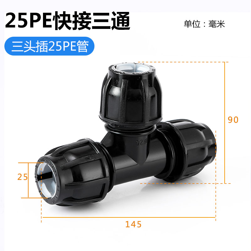 6 puntos sombrero negro triple