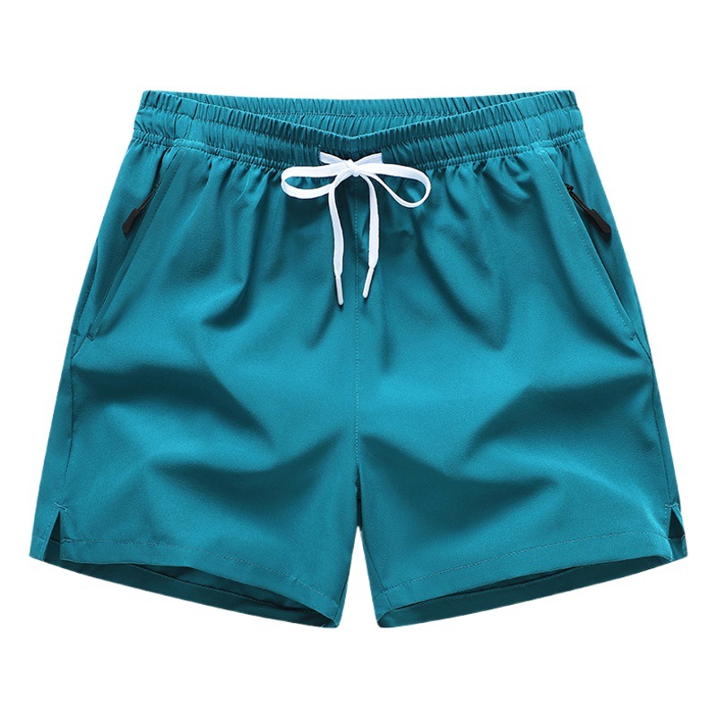 Pantalones Cortos Deportivos de Seda de Hielo para Hombre de Poliéster Transpirables para Running image 1