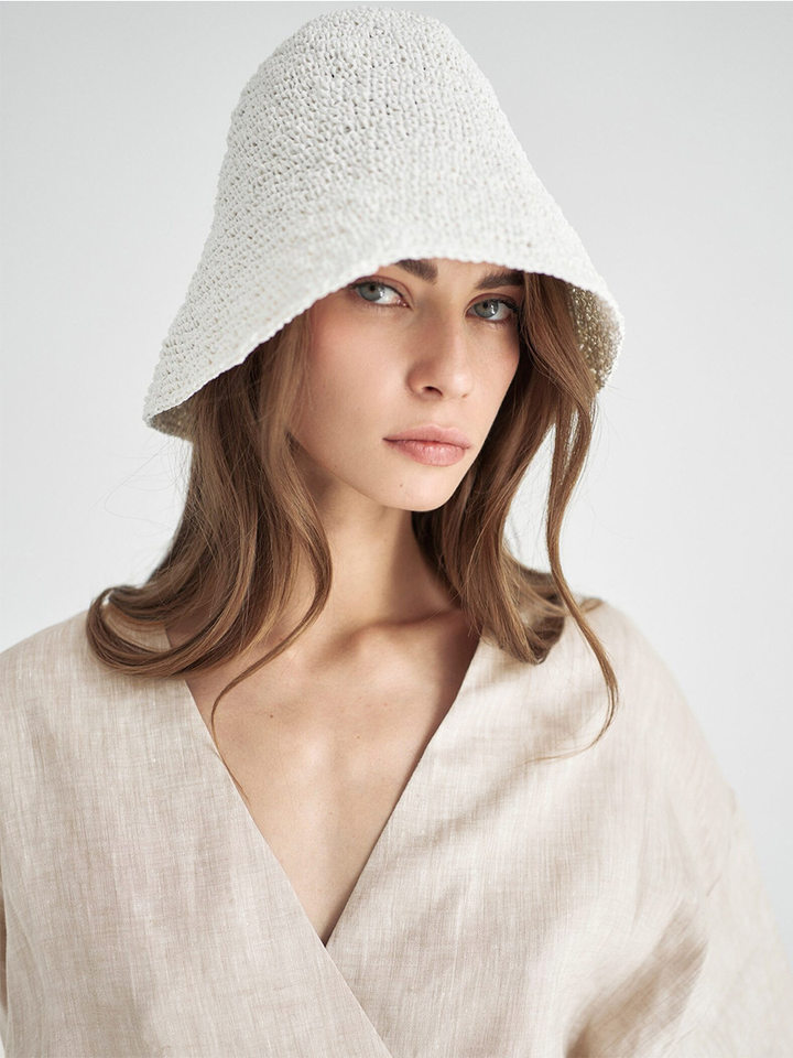Bộ đầm hai món nữ áo cardigan cổ chữ V dài tay phối quần ống rộng — Màu be, Xanh lá cây, màu đen chi tiết 12