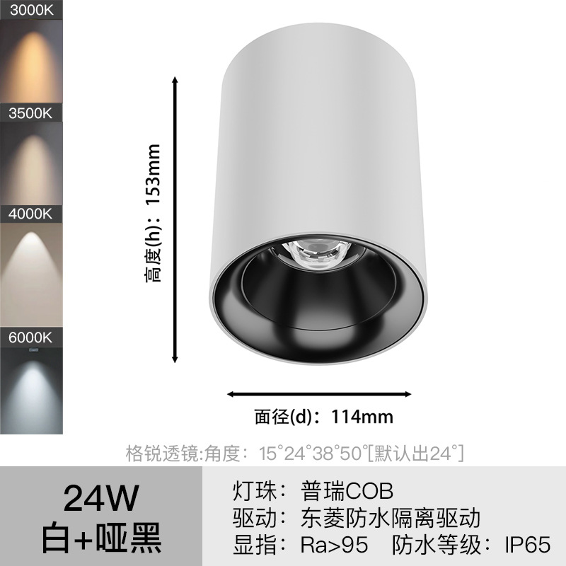 LED luz de techo impermeable al aire libre baño hogar baño techo tienda al aire libre cob luz de techo de techo