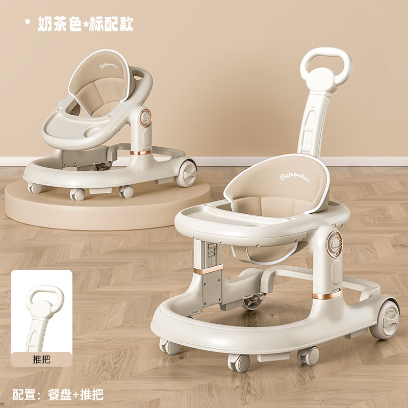 Transfronterizos婴儿 caminante plegable multifuncional anti-rollback婴儿 caminante infantil aprende a caminar estricto empuje mano