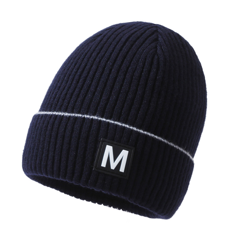 Gebreide beanie muts voor dames en heren winter wollen muts_voghion.com