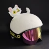 White Hat Minister Cat-White