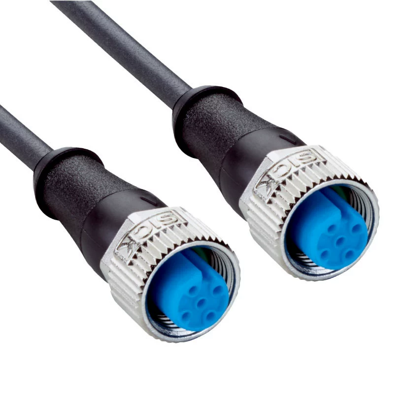 SICK connection cable M125 pin straight head A code YF2A15-020UB5XLEAX unshielded PUR spiral