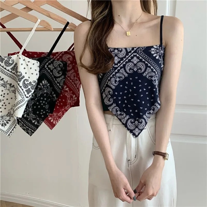 ins Korean design sense new cool silk fa...