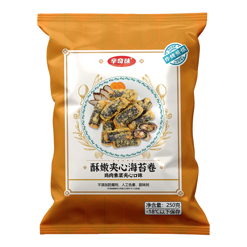 바삭한 닭고기와 김롤 250g/봉지 (10개/봉지)