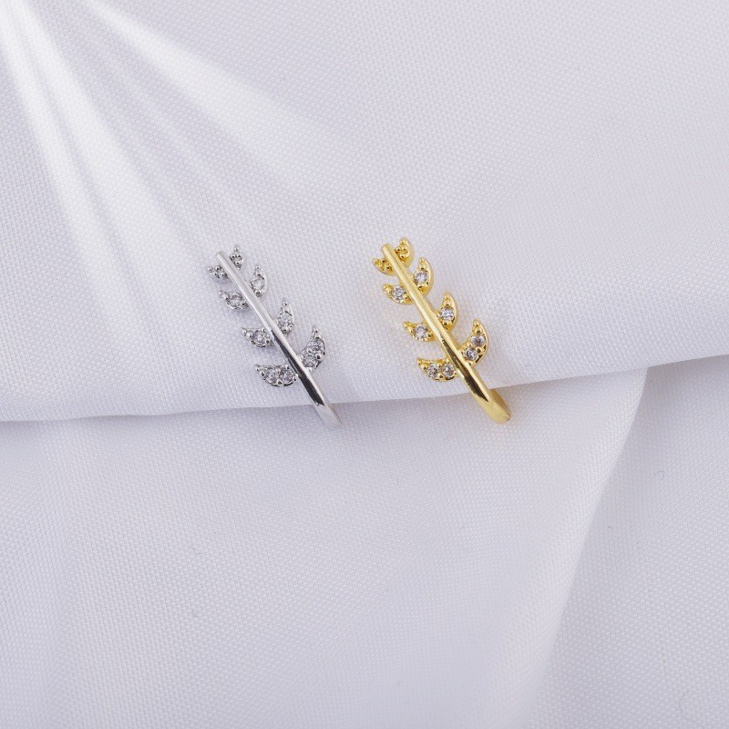 Butterfly Shape CZ Nose Clip No Piercing Fake Nose Stud Zircon Nose Ring 18K Gold Plated detail image 10