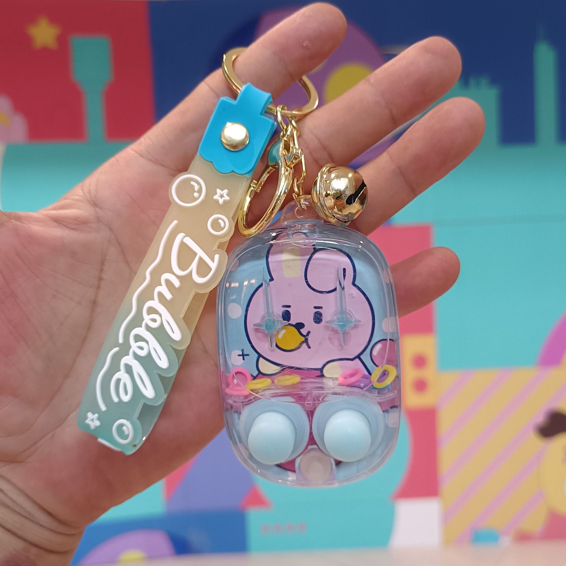 Cute Cartoon Character Pvc Women's Keychain display picture 4