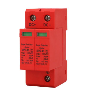 Photovoltaic DC surge protector spd shield type secondary power arrester surge lightning protection switch DPS