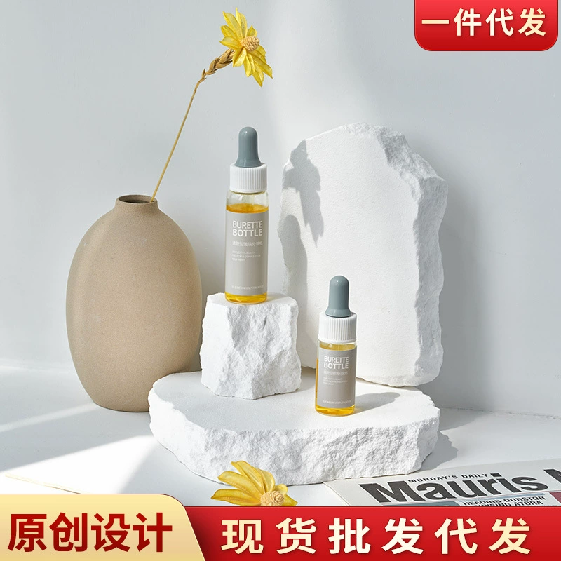 Северный стиль белый нерегулярный гипс фотографии украшения реквизит оптом ювелирные изделия Съемка фото фон