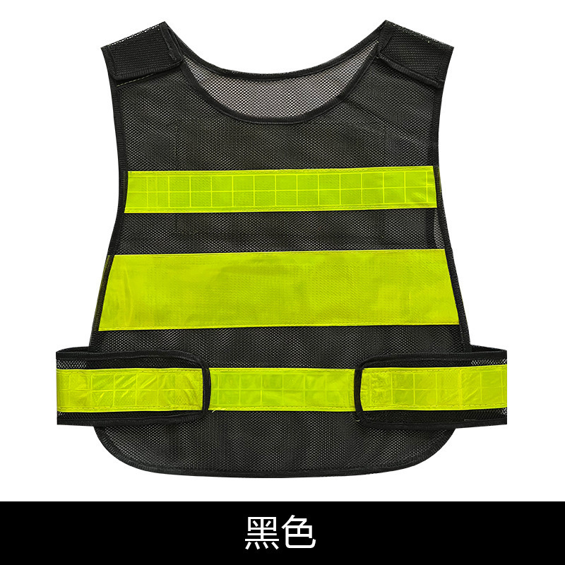 Construcción chaleco de seguridad de tráfico reflector chaleco de construcción de carretera de servicio chaleco reflectante fabricante de chaleco reflectante