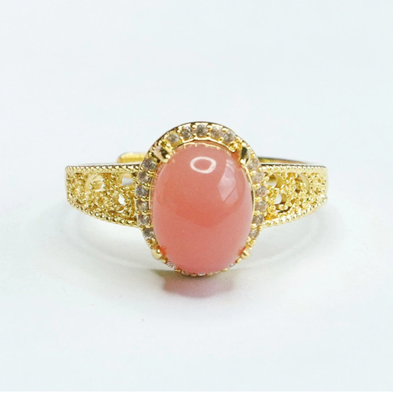 Juyu натуральный источник соли агатовое кольцо коготь, инкрустированный живым кольцом на палец, кольцо на палец, Женская фабрика, оптовая продажа, поколение MN3081512