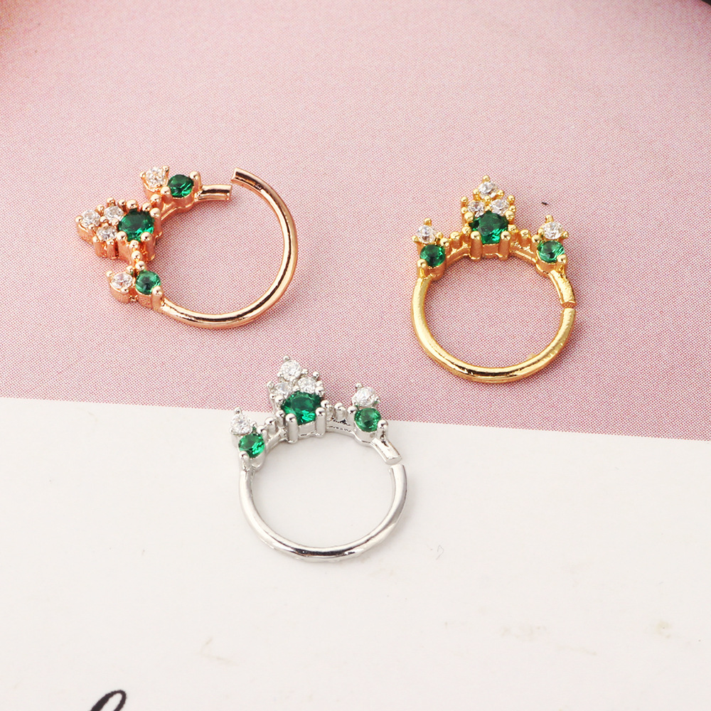 Labret piercing jewelry detail image