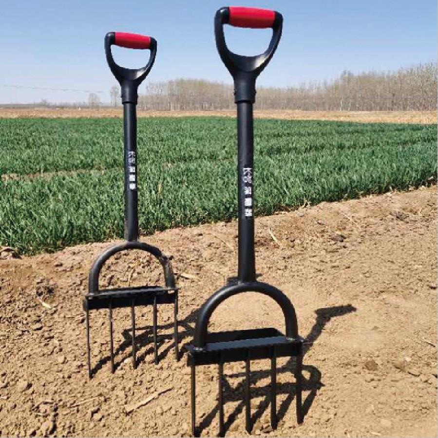 翻土神器松土开荒铲子家用人工挖葱蒜叉子挖土豆工具手动翻地神器
