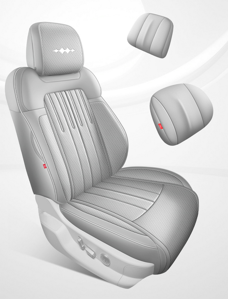 Special car seat cushion for Fangchengbao Titanium 7, full-coverage leather ventilated seat cover, perforated breathable seat cushion for all seasons