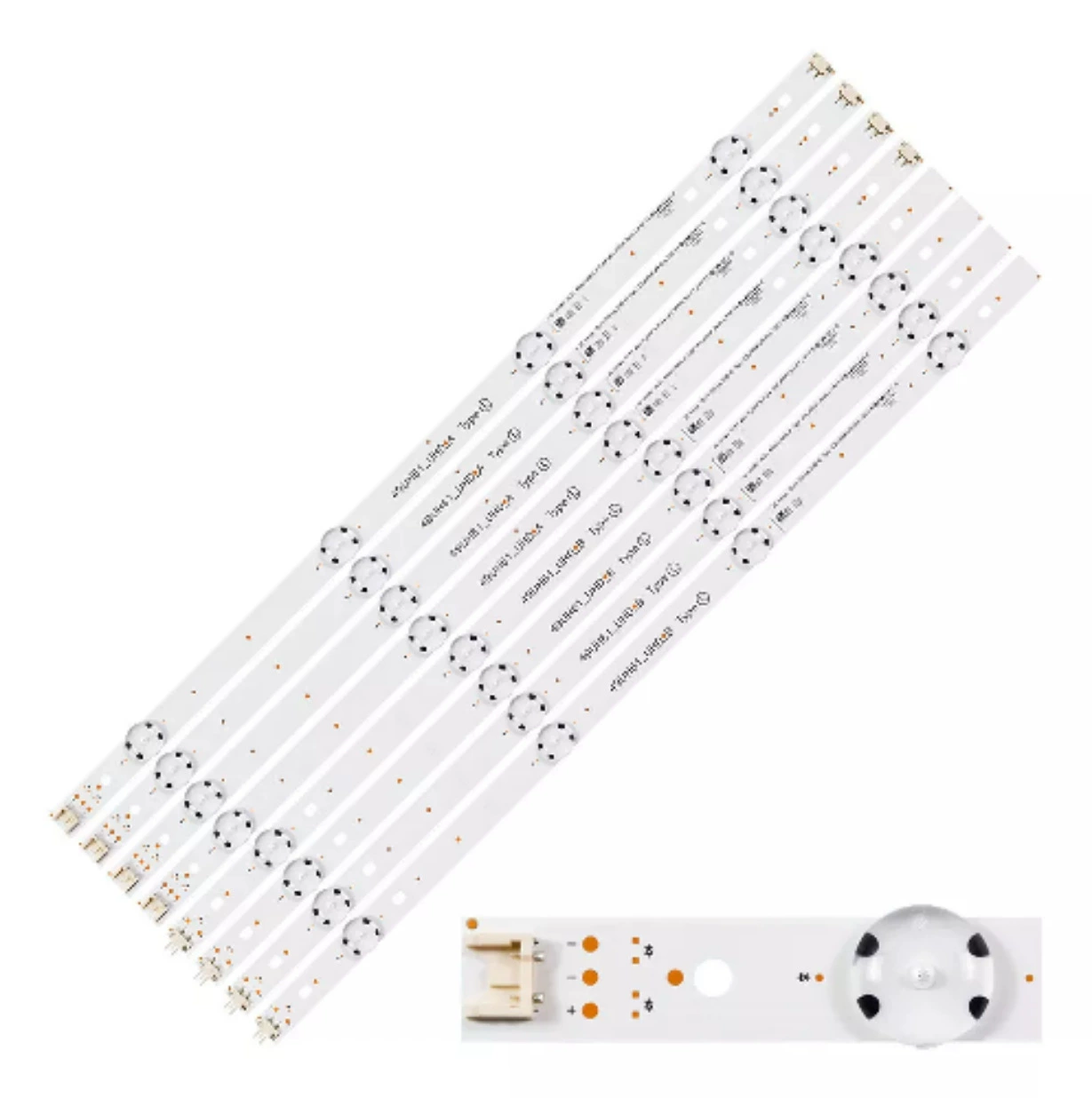 Подходит для LG 49UH603V-ZE 49UH610A 49UH6100 49LF5100 49UH6030 световые полосы