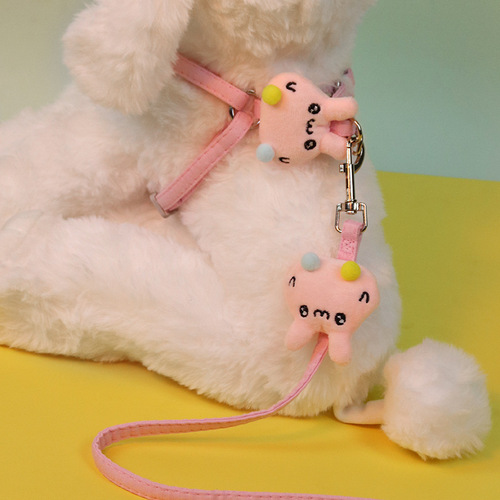 Leash for small Teddy dogs, outdoor walking rope pet supplies manufacturer, non-slip and anti-tangle dog leash