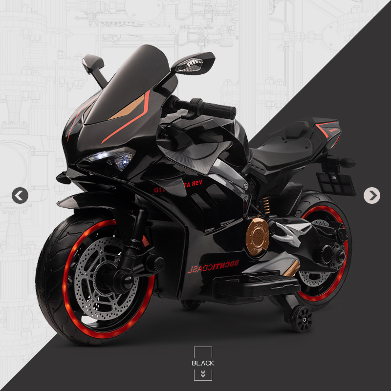 Motocicletas eléctricas para niños Los bebés masculinos y femeninos pueden viajar en un coche de juguete de dos ruedas de gran tamaño para adultos