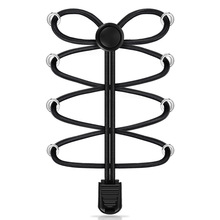 跨境松紧弹力绳鞋带系列懒人鞋带纯色3mm橡筋绳运动鞋免系鞋带