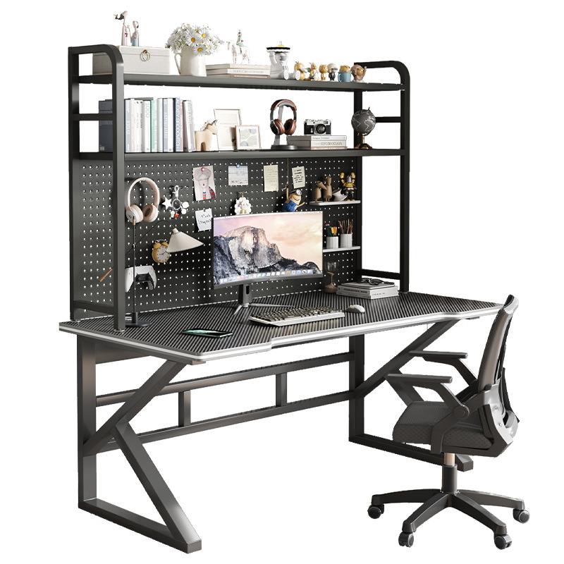 Mesa de computadora de escritorio doméstico moderno y simple escritorio de dormitorio estante de escritorio integrado de mesa de deportes electrónicos