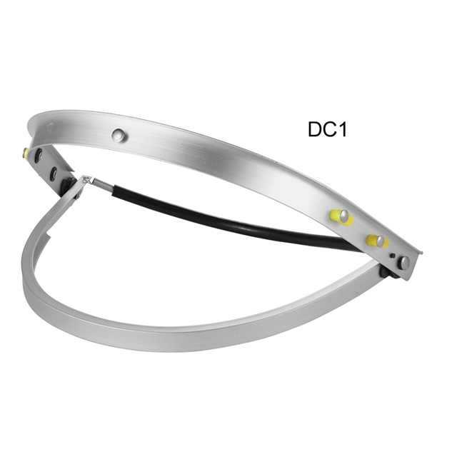 源头厂家直供帽弓面屏头盔支架弹簧专业批发铝合金劳保专用防护