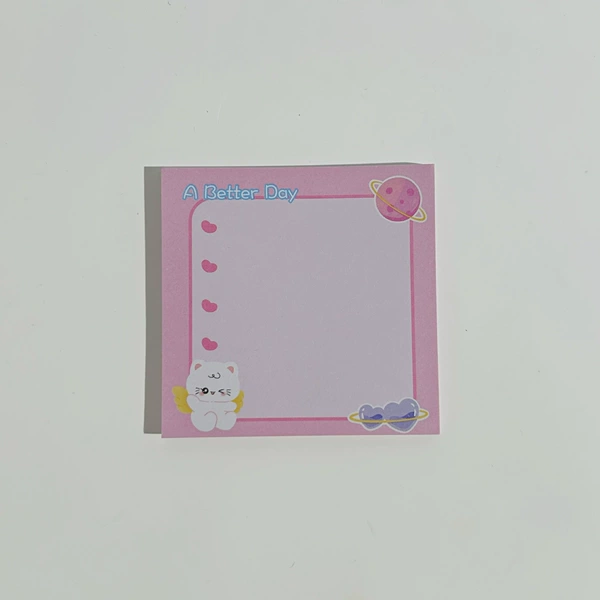 Planet Kitten Memo Pad (one of four random types)