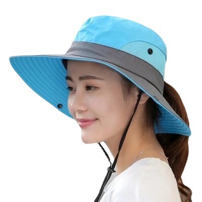 2024 New Hat Women's Outdoor Sun Hat Summer Sun Hat Sports Fishing Cross-Border Fisherman Hat Wholesale Foreign Trade