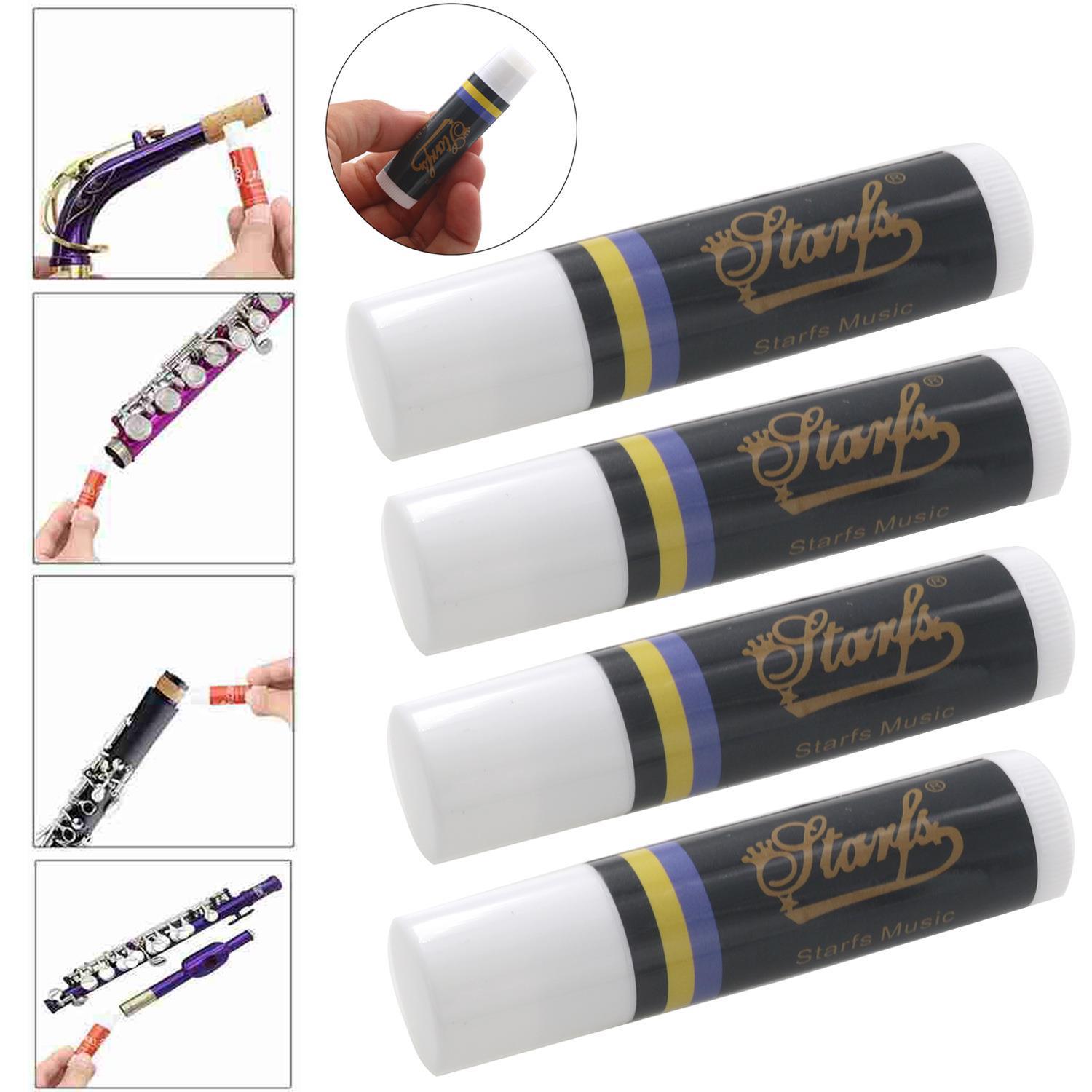 Crema de corcho para saxofón y clarinete, lubricante para juntas de instrumentos de viento.
