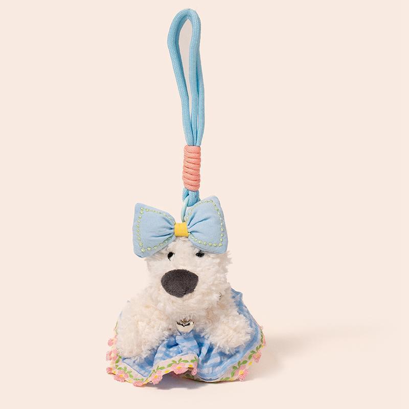 ウエストハイランド子犬ペンダントぬいぐるみキーホルダー女の子ヘッドバンドぬいぐるみギフト屋台卸売|undefined