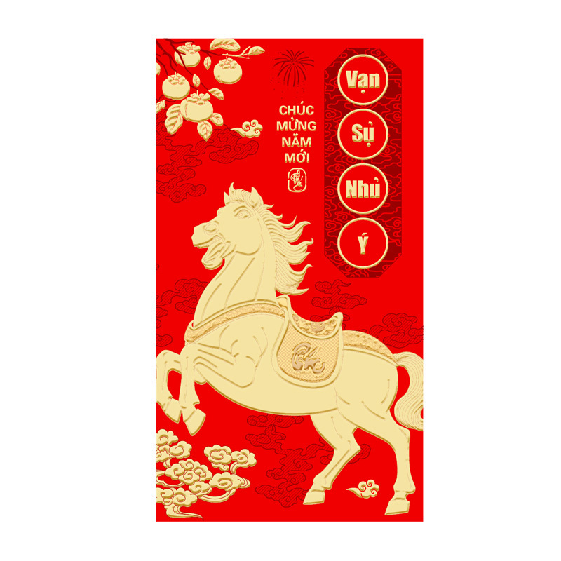 Ruixiang 2026 年馬新作ベトナム赤い封筒クリエイティブ干支新年赤い封筒春祭りラッキーバッグ卸売|undefined