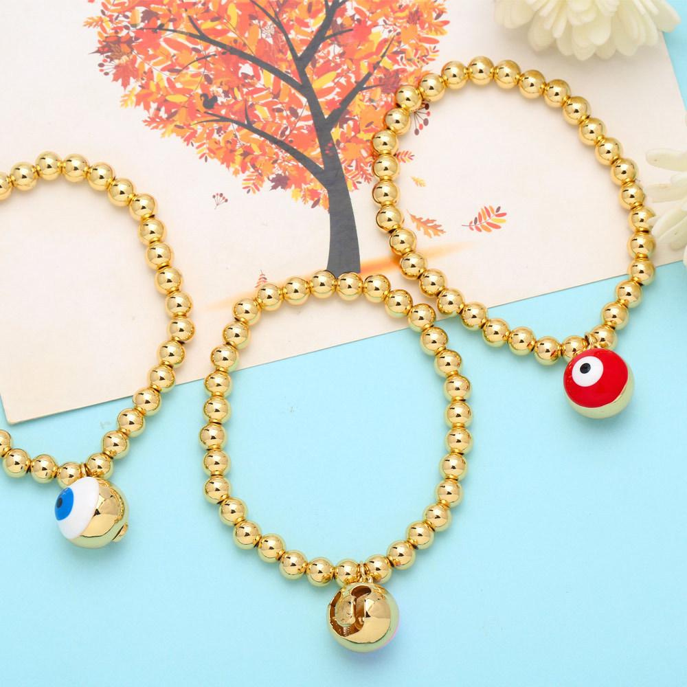 Fashion Devilu0027S Eye Copper Plating Bracelets 1 Piece