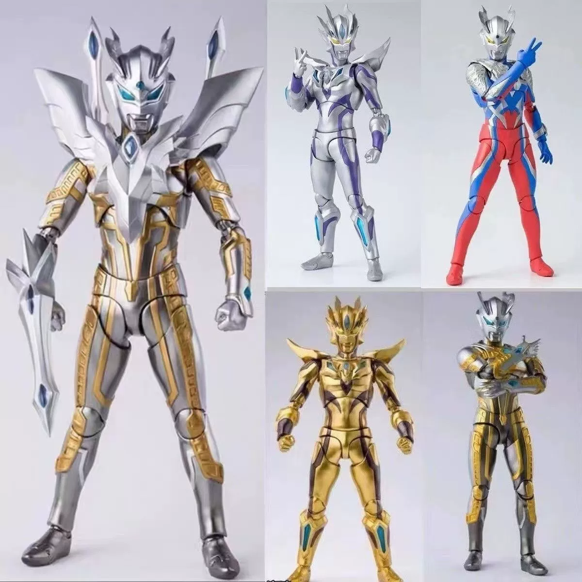 Ultra, Ultraman Tiga, подвижная мини-фигурка, подарок на день рождения