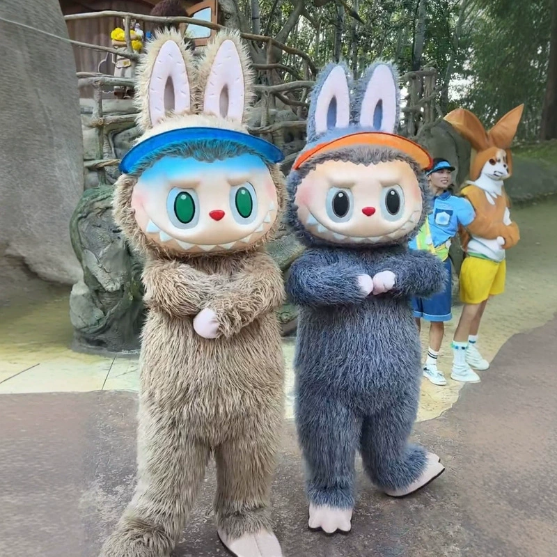 Костюм куклы Лабубу, одежда для куклы эльфа Лабубу, головной убор, реквизит для выступлений, кролик