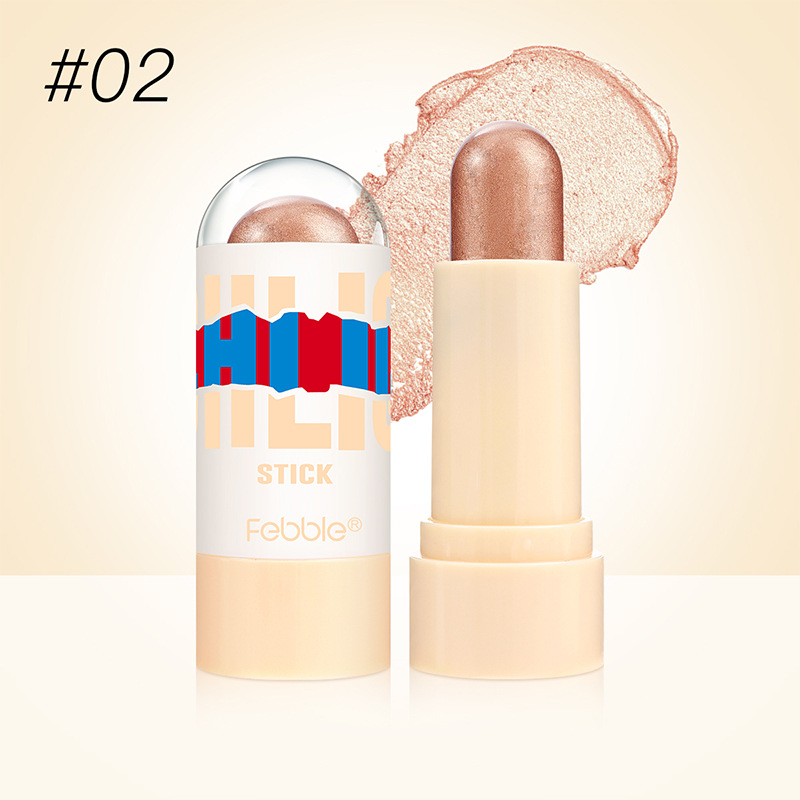 USHAS punto transfronterizo barra de resaltado impermeable duradero brillo metálico estereoscópico reparador FBC014