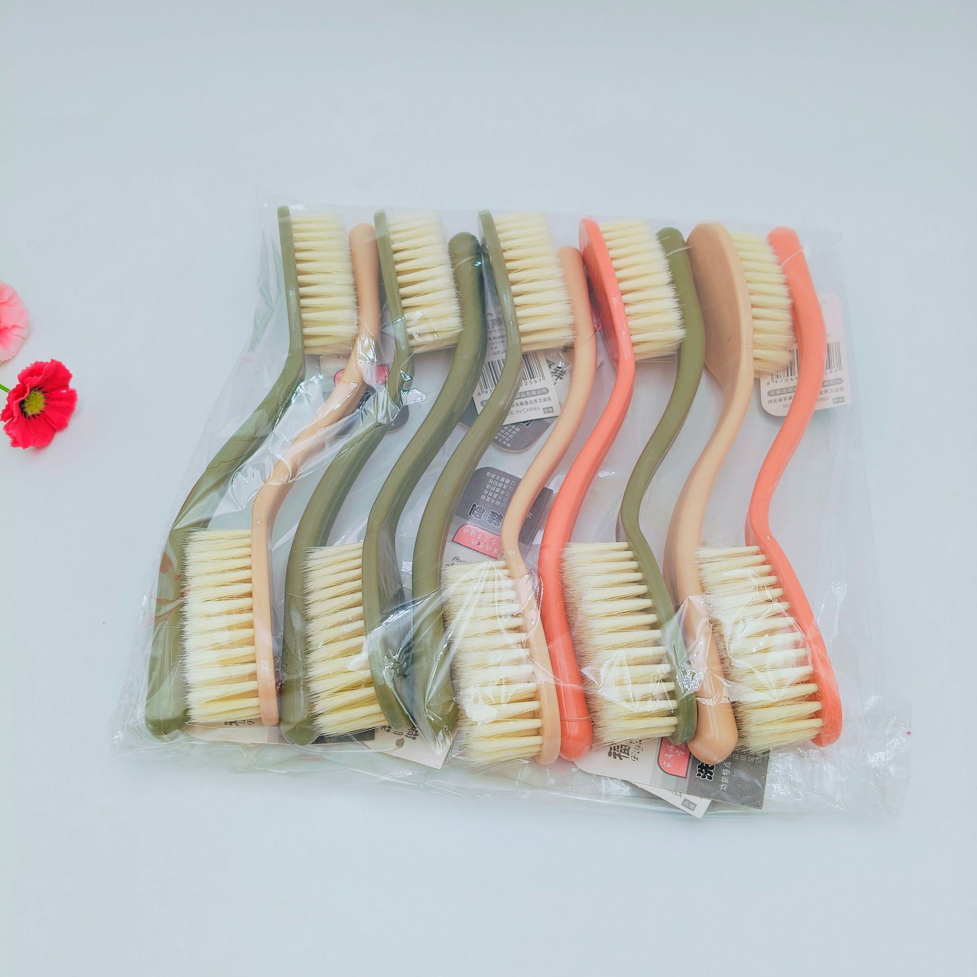 1011A cepillo de zapatos curvo