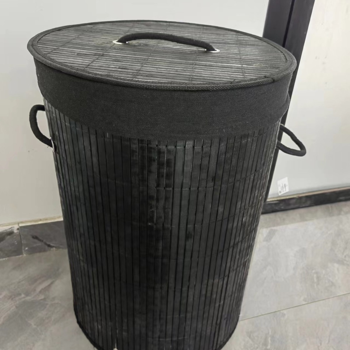 Cesta de la ropa al por mayor venta caliente caja de almacenamiento de bambú de algodón y lino de almacenamiento cesta de la ropa hogar Cubo de almacenamiento de juguetes para niños