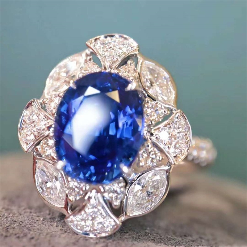 Royal sapphire elegant one size ring