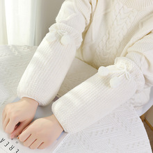 袖套办公室工作袖头ins可爱羽绒服套袖长款2025新款百搭防污护袖