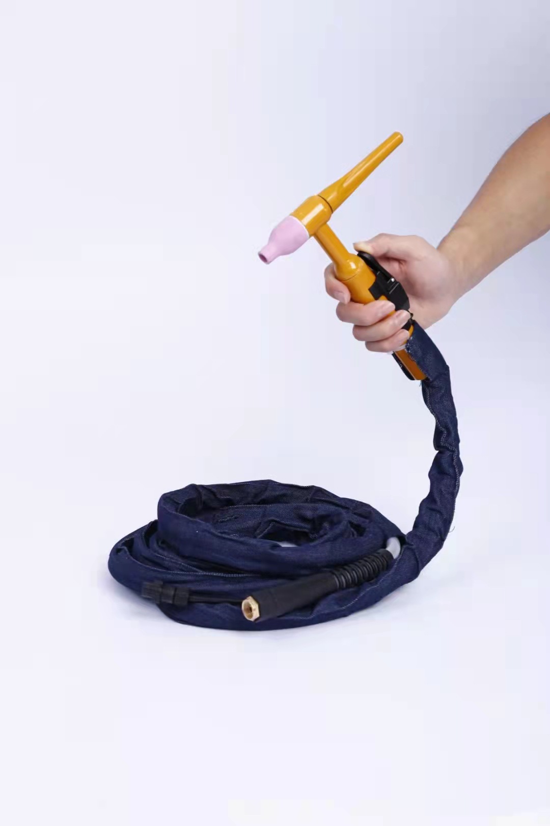 氩弧焊机配件 QQ300A-1氩弧焊枪十字开关 气冷式硅胶管焊枪5/10米