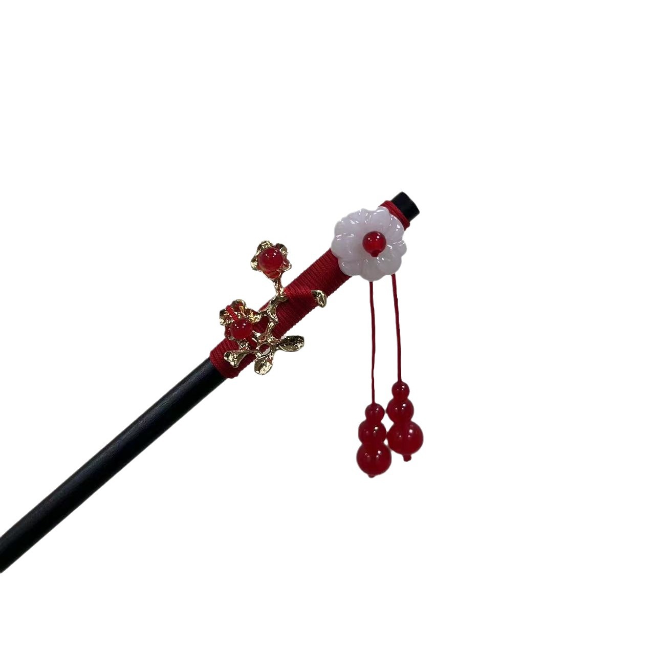 Temperamento de bambú, horquilla de cabello de mujer, nuevo estilo chino moderno simple, bola de cabello, bandeja de cabello, brocas de cabello antiguas, tocado de verano