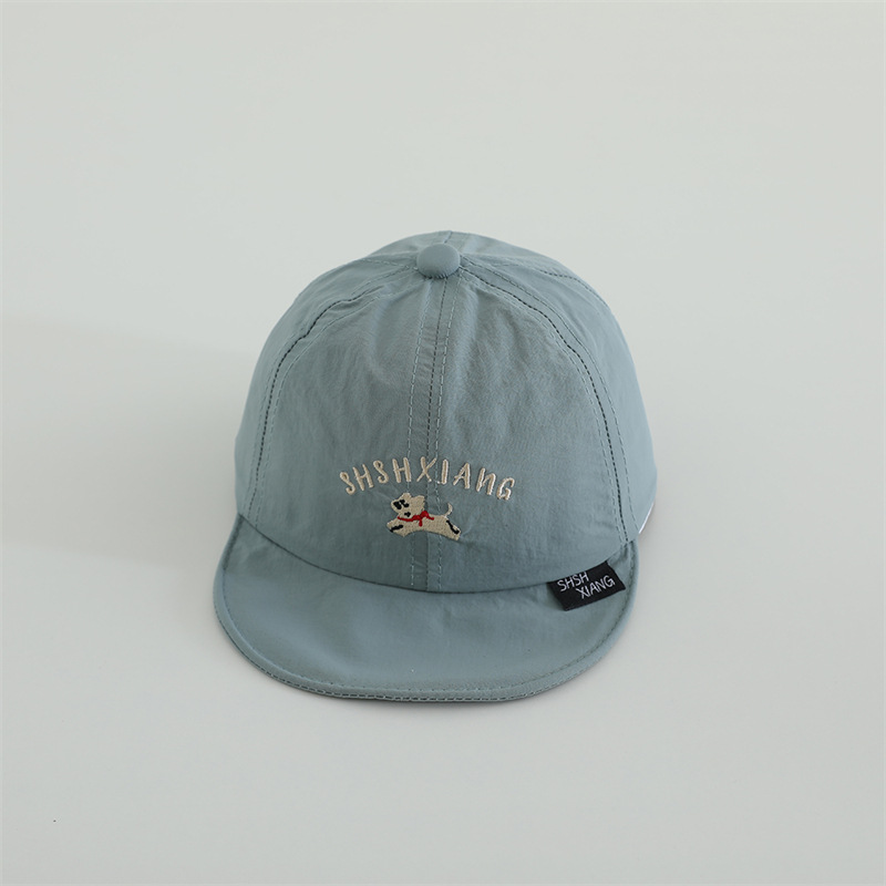 Sombreros para bebés ligeros y delgados primavera y otoño moda gorra de lengua de pato lindo niño caricatura cachorro bebé gorra de béisbol de ala corta marea