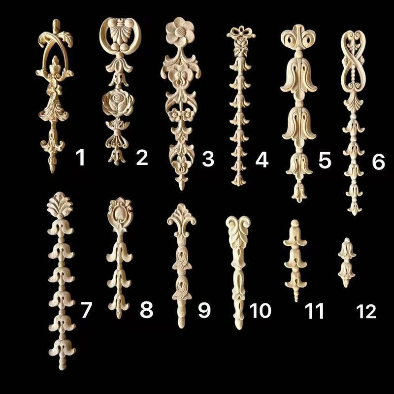 東陽木彫りコーナーフラワードアヘッド彫刻無垢材彫刻フラワーピースヨーロッパ背景壁装飾弓花壁パネル|undefined
