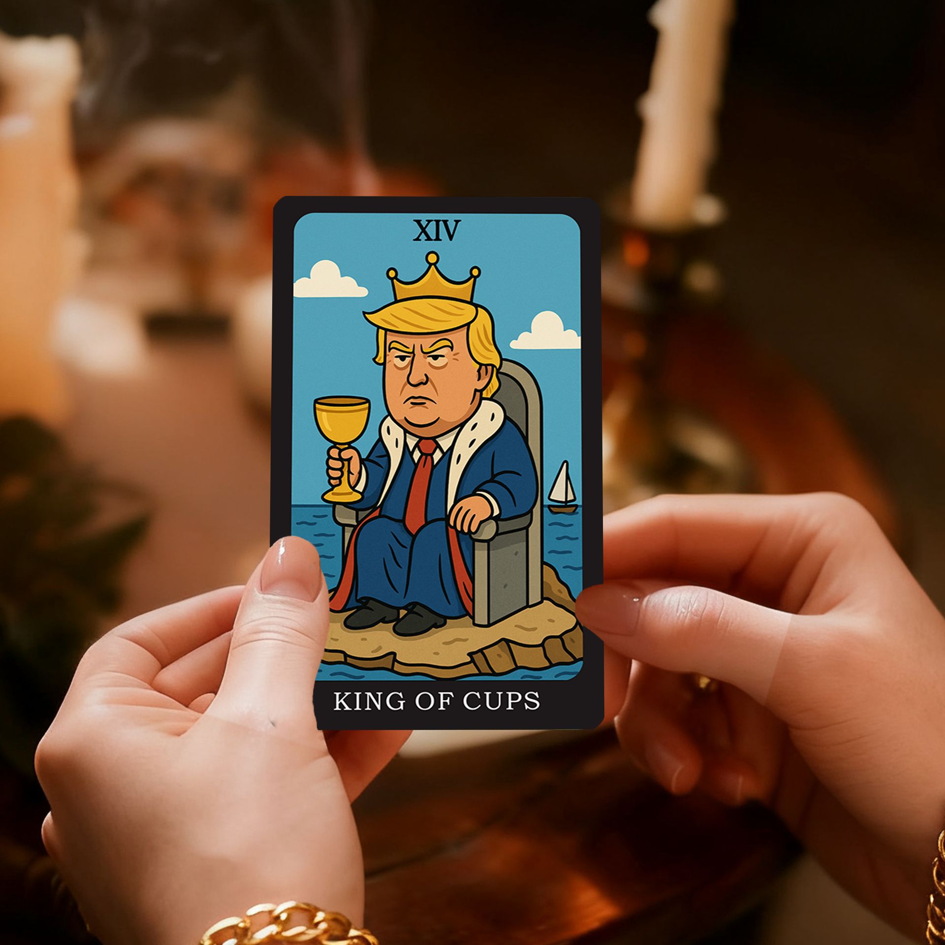 Carte da gioco tarot creative illustrate versione inglese_voghion.com